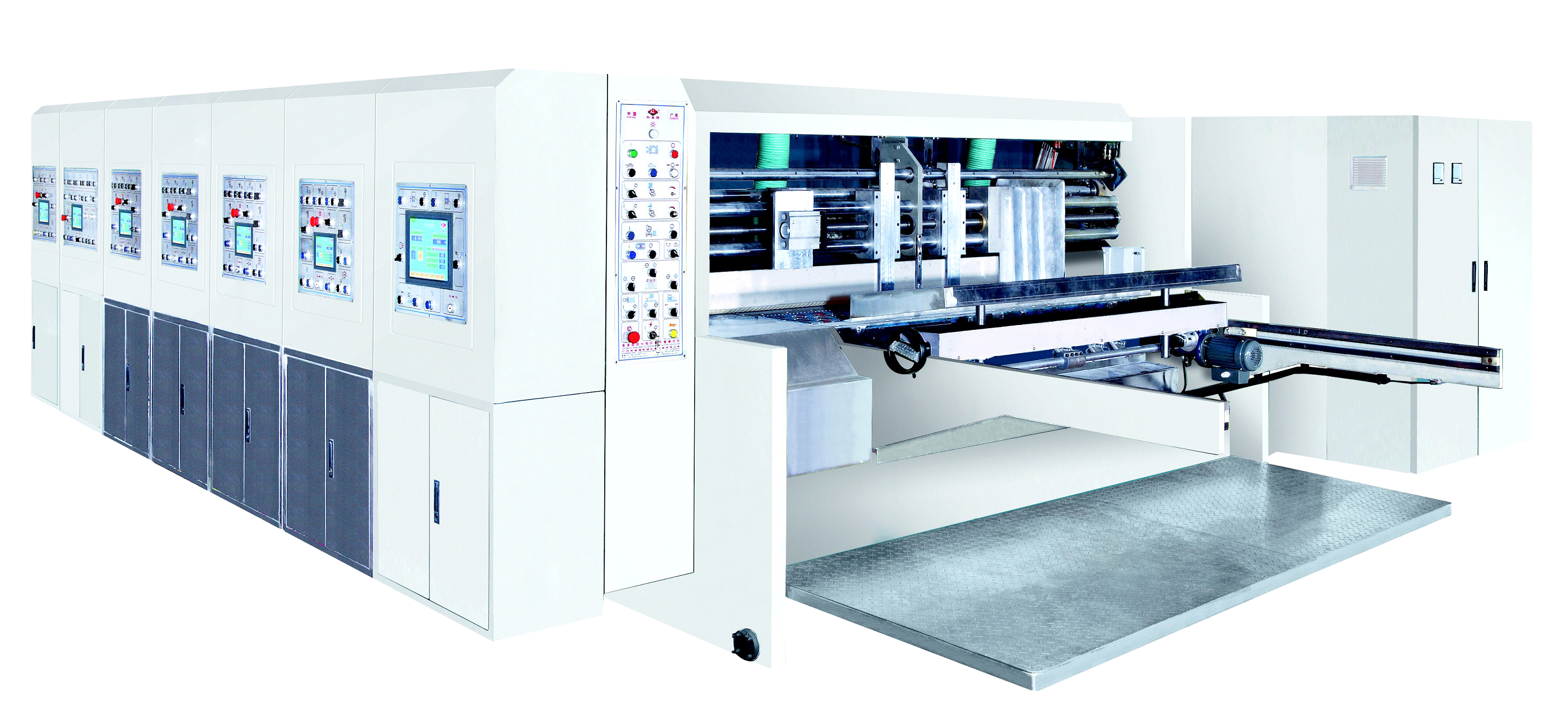 Extension of the machine park with multicolour printing slitters and a die cutting machine 
